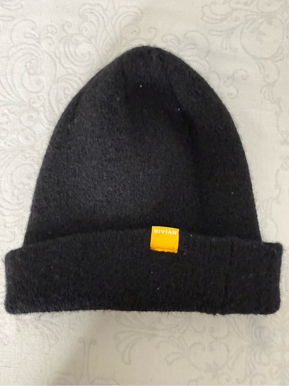 Rivian 100% Cashmere Fold-over Beanie Hat Style #118604